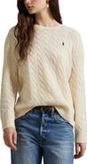 Polo Ralph Lauren Cable Wool & Cashmere Crewneck Sweater