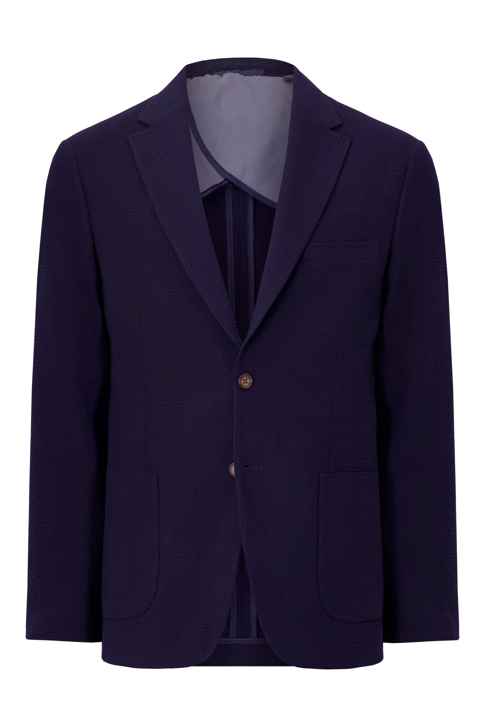 Emmanuel Candles Victor Emmanuel Textured Stretch Seersucker Sport Coat (Men ...