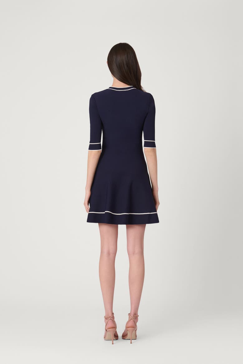 Embellished Knit Weston Dress, Alternate, color, Navy