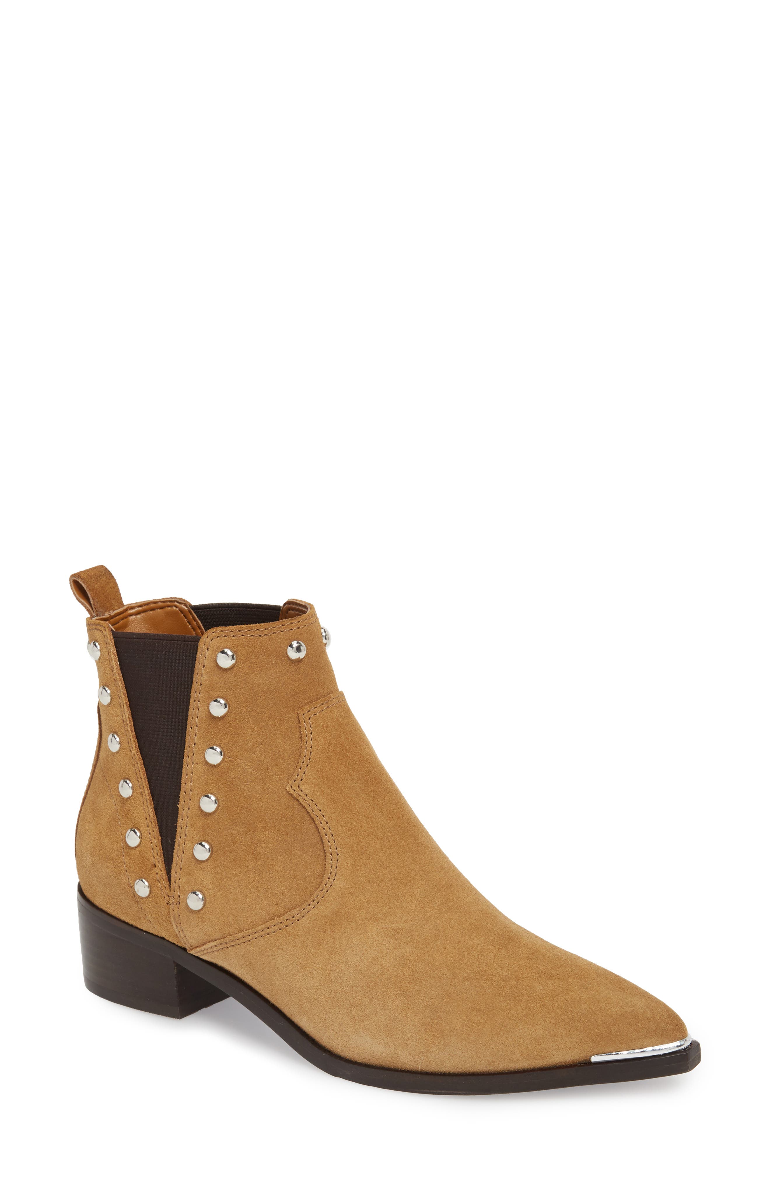 Yentia Chelsea Boot, Main, color, NATURAL SUEDE