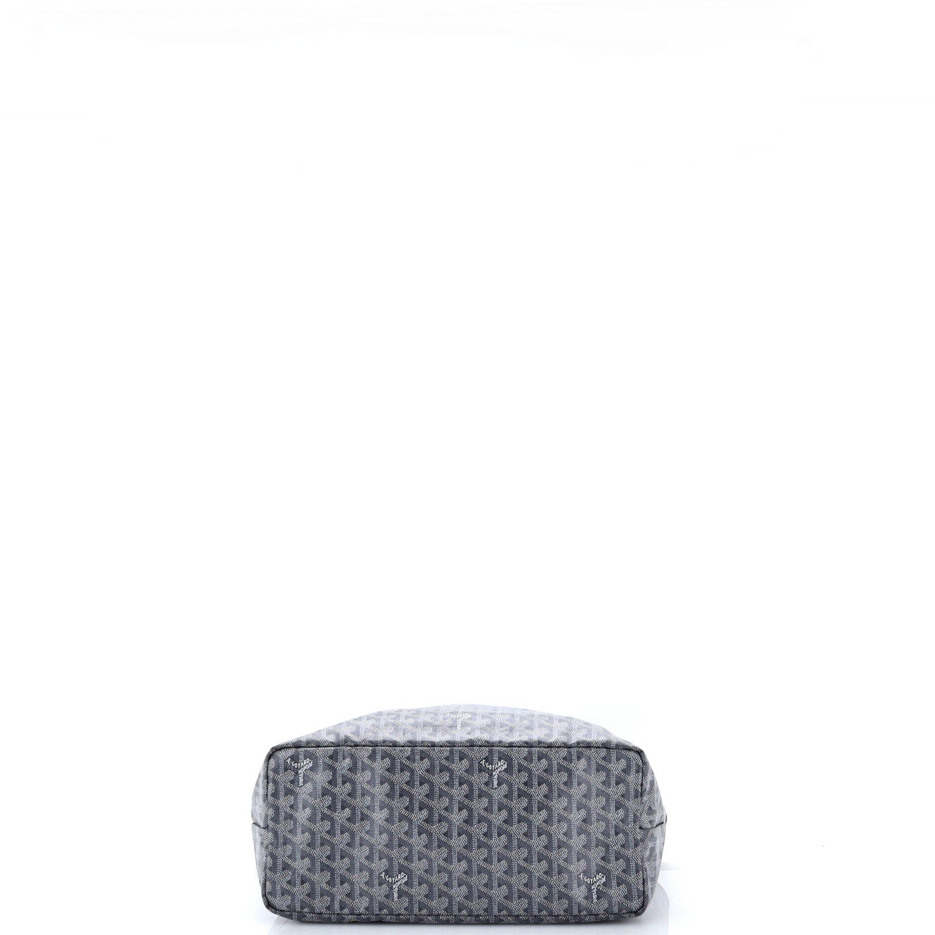 Saint Louis Tote Printed Coated Canvas PM, Alternate, color, Grey