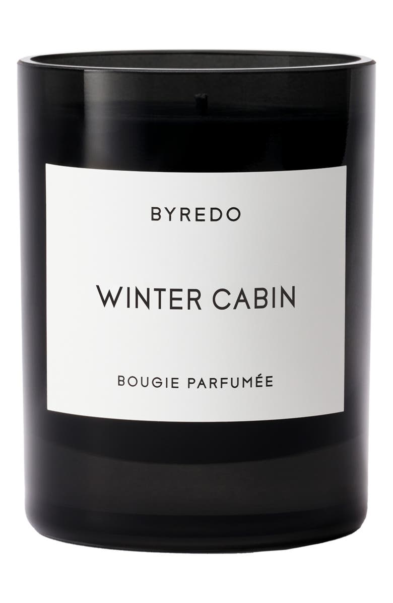 BYREDO Winter Cabin Fragranced Candle, Main, color, 