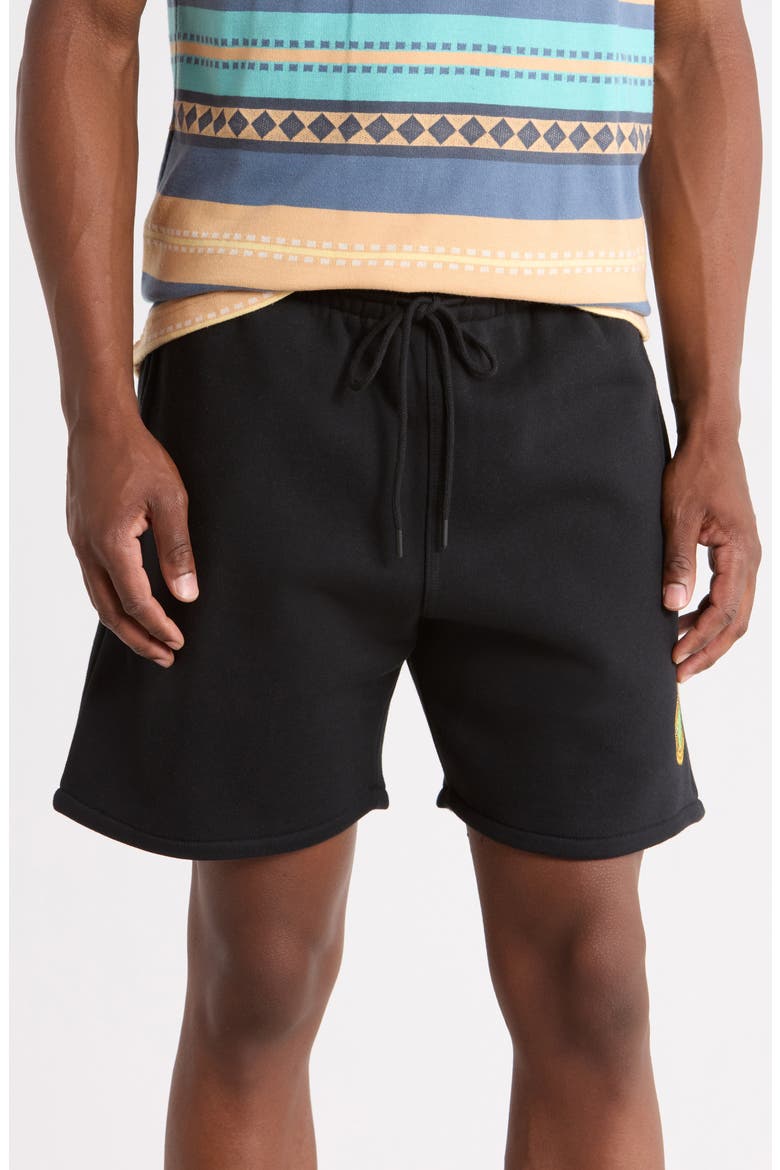 Del Mar Cotton Shorts, Main, color, BLACK