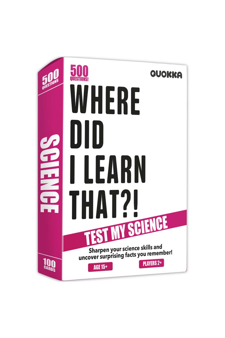 Trivia Card Games for Adults and Family, Main, color, Science