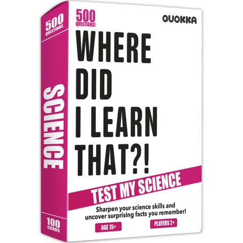 Trivia Card Games for Adults and Family