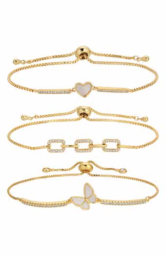 Set Of 3 Chloe Cubic Zirconia Bracelets