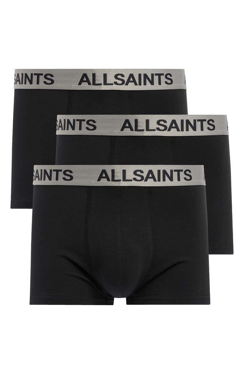 AllSaints 3-Pack Boxer Briefs, Main, color, 