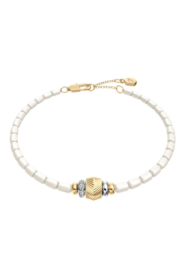 Harlow Simulated Pearl Bracelet, Main, color, MULTI