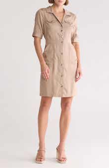 Nanette Lepore Short Sleeve Shirtdress