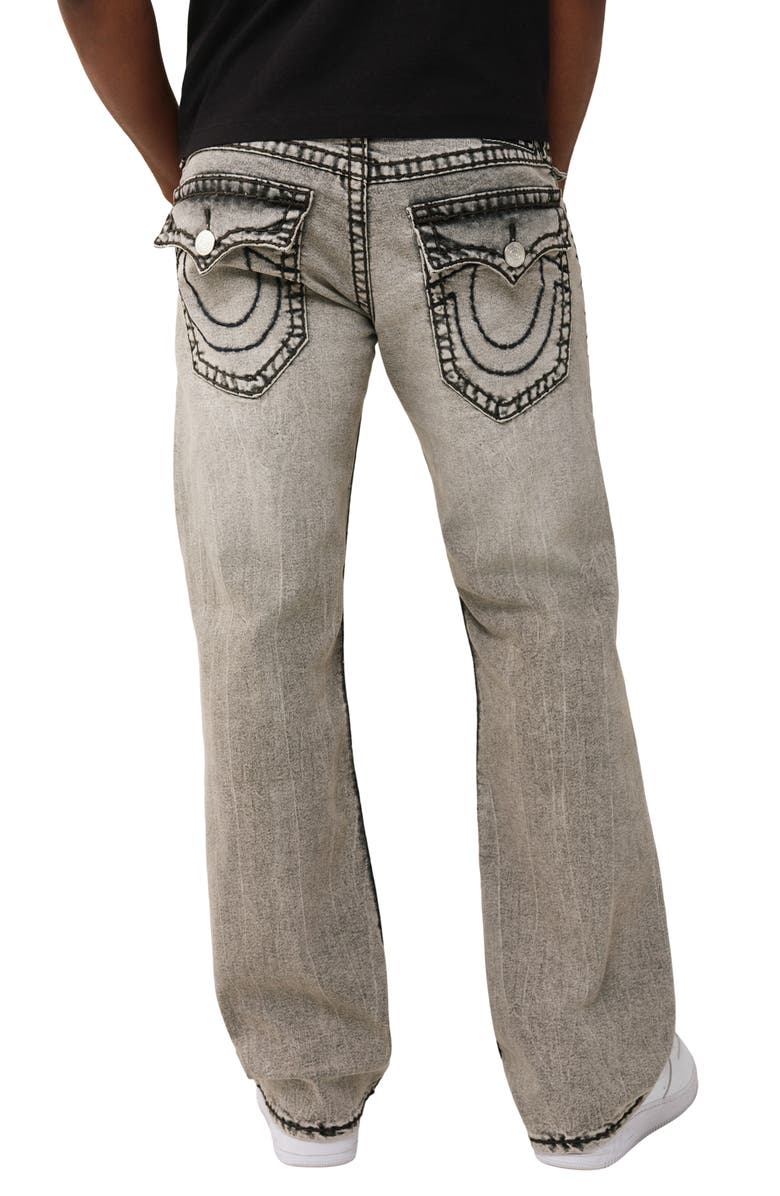 True Religion Billy Super T Flap Bootcut Jeans, Alternate, color, Gravel Root Grey Wash
