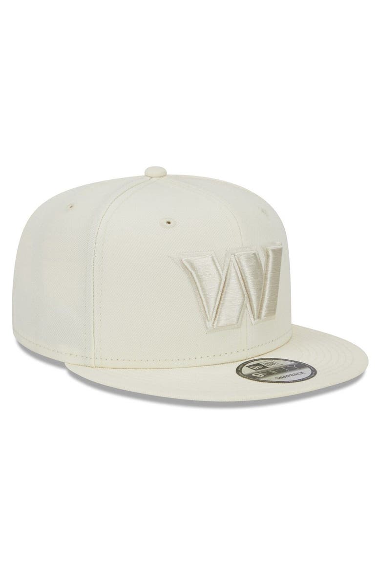 Men's New Era Cream Washington Commanders Color Pack 9FIFTY Snapback Hat, Alternate, color, Cream