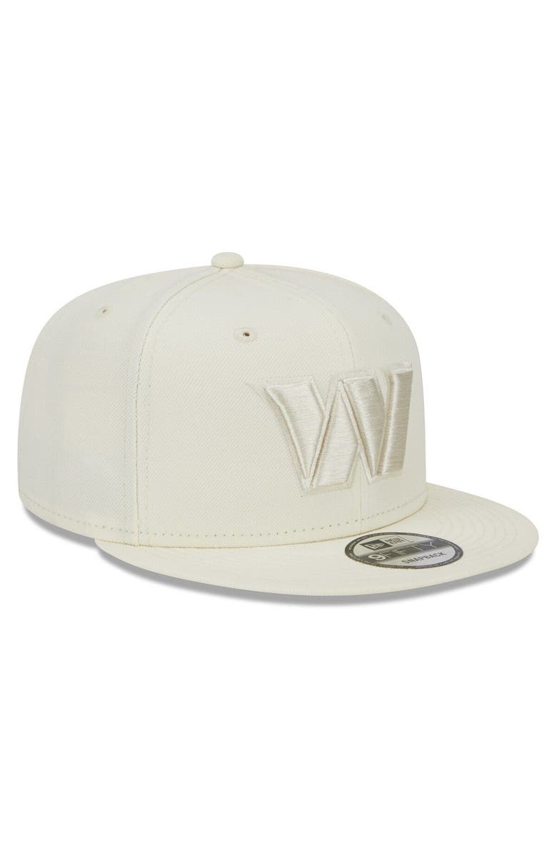 New Era Men's New Era Cream Washington Commanders Color Pack 9FIFTY Snapback Hat, Alternate, color,