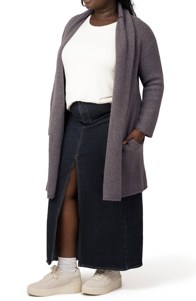 Kindred Bravely Chloe Fuzzy Oversize Cardigan, Alternate, color, 