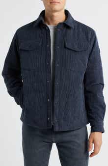 Save The Duck Magnus Water Repellent Corduroy Shirt Jacket