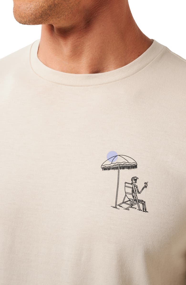 TravisMathew Vacation Graphic T-Shirt, Alternate, color, Italian Sand