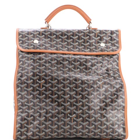 Saint Leger Briefcase Backpack Coated Canvas
