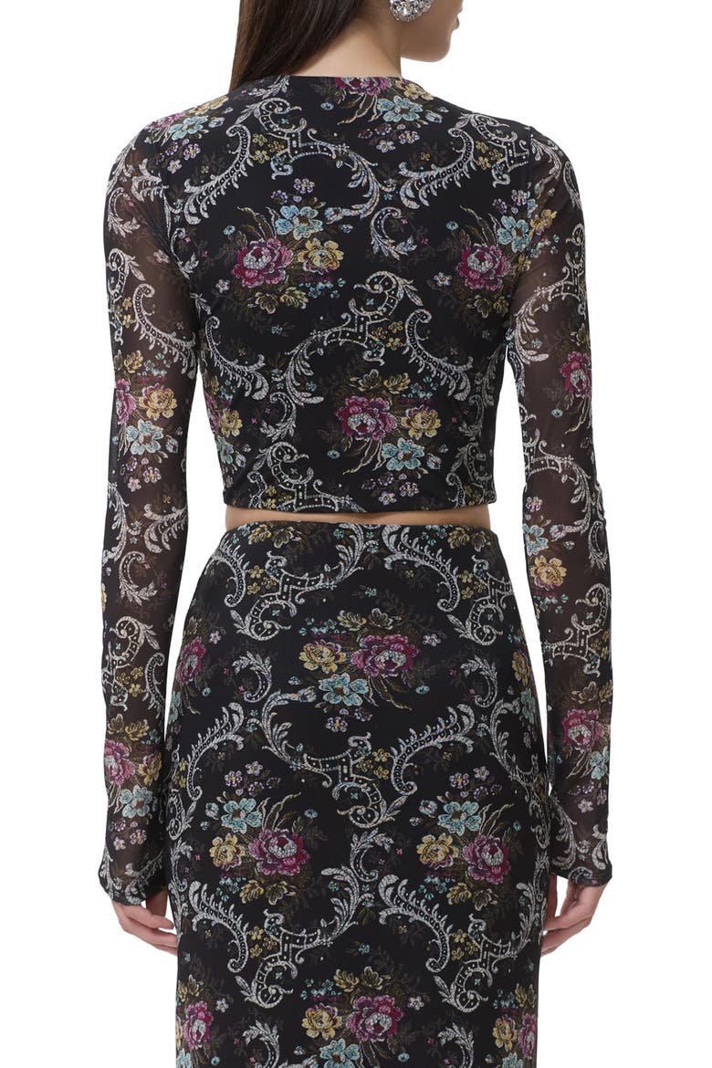 Chaya Floral Asymmetric Cutout Top, Alternate, color, ORNATE FLORAL