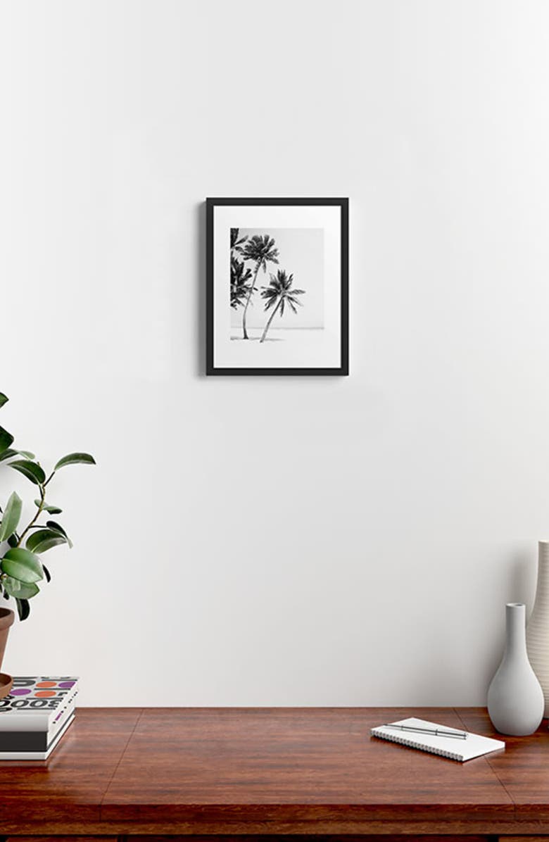 Deny Designs Island Framed Art Print, Alternate, color, Black-White