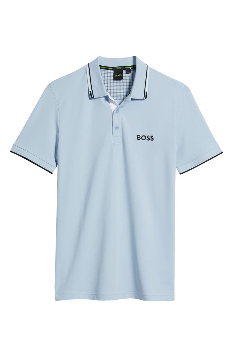 BOSS Paddy Pro Performance Polo, Alternate, color, Open Blue
