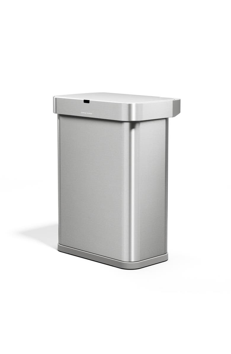 simplehuman 58L rectangular sensor can with voice and motion control, Alternate, color,
