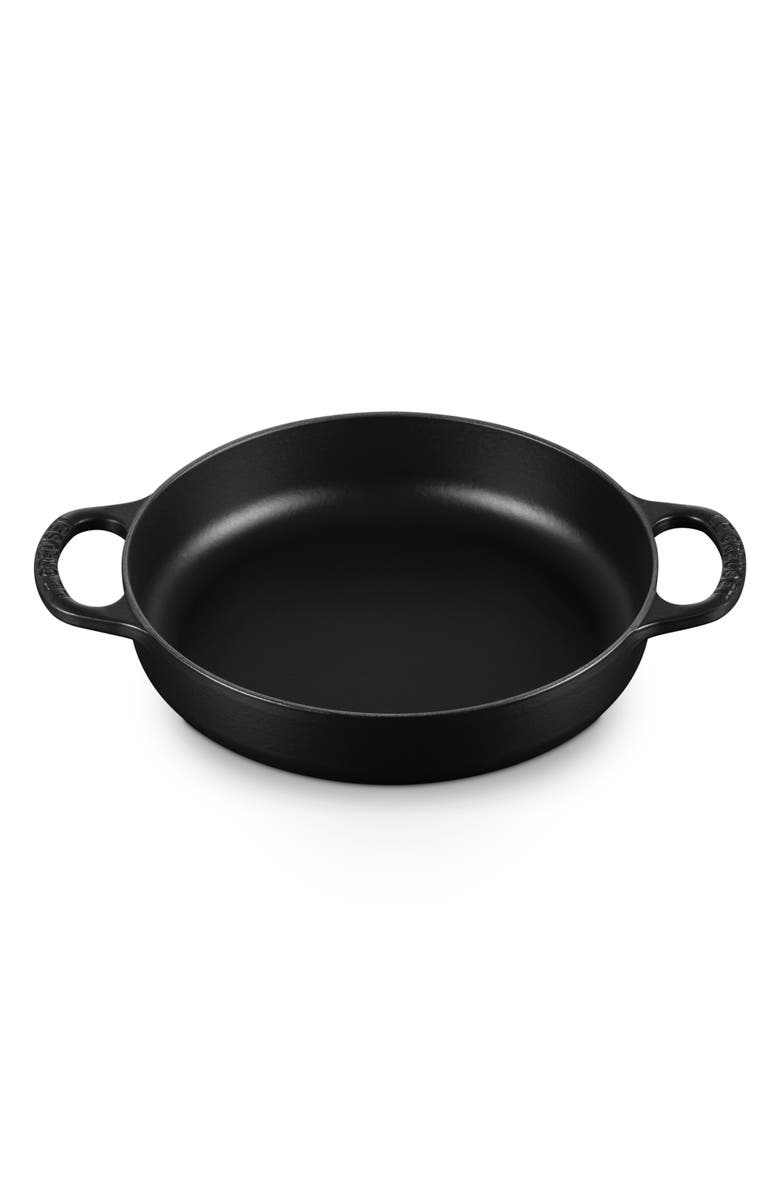 Le Creuset Signature Enamel Cast Iron Everyday Pan, Alternate, color, Licorice