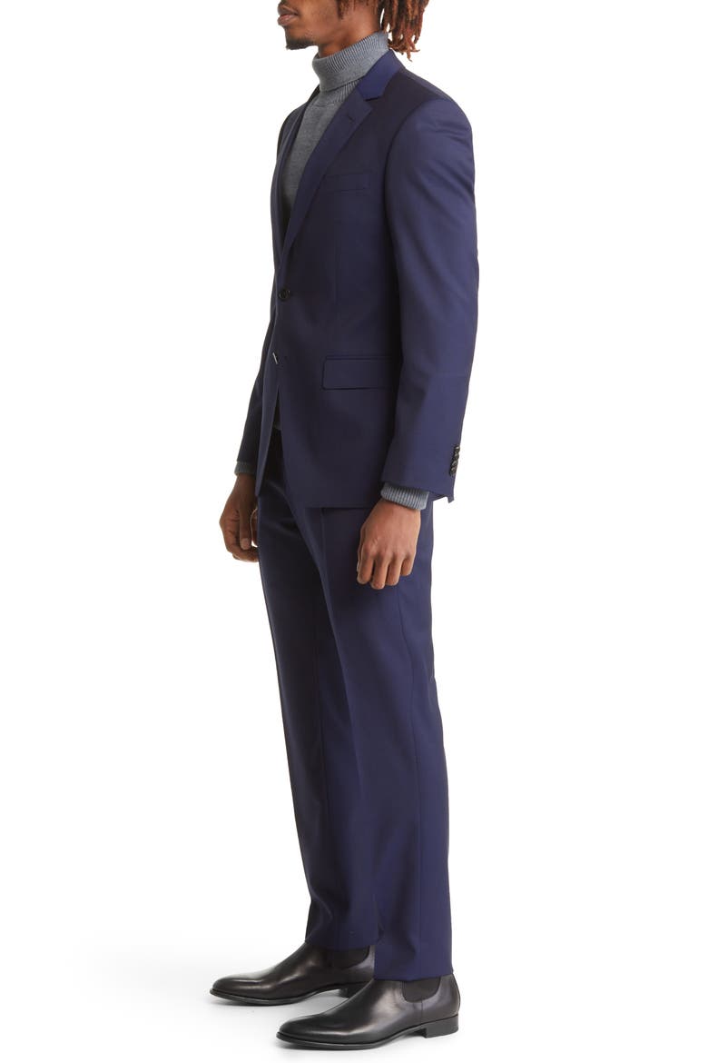 Huge Solid Wool Suit, Alternate, color, DK BU