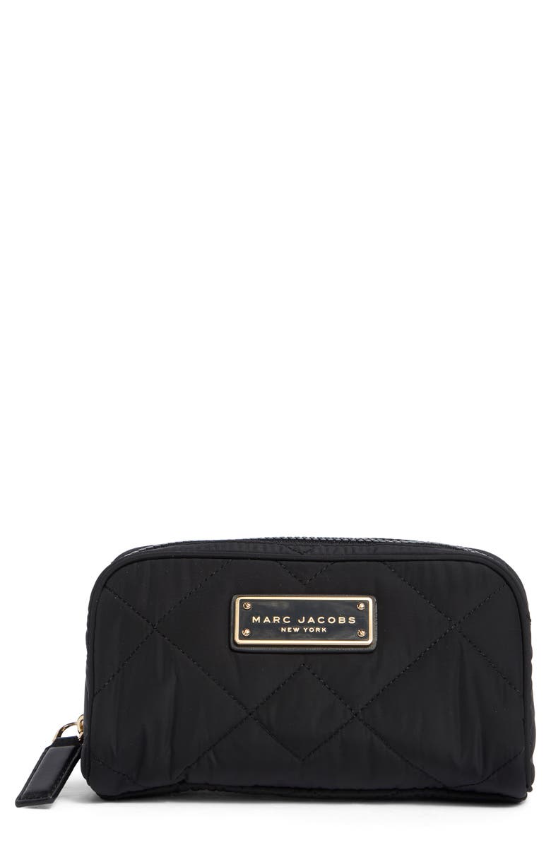 Marc Jacobs Cosmetic Case, Main, color, Black