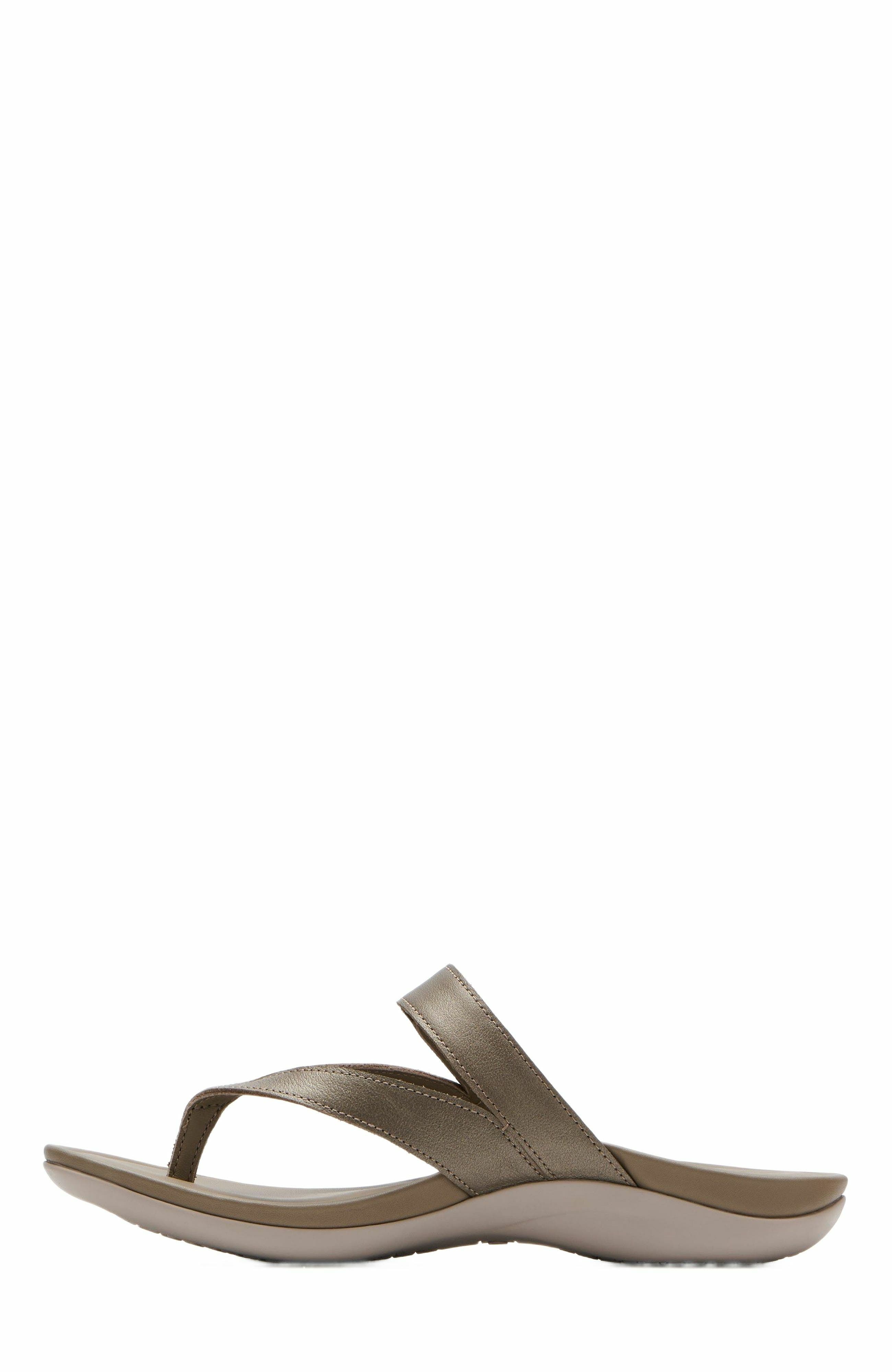 ABEO Oasis Thong Sandal, Alternate, color, Fossil - Regular