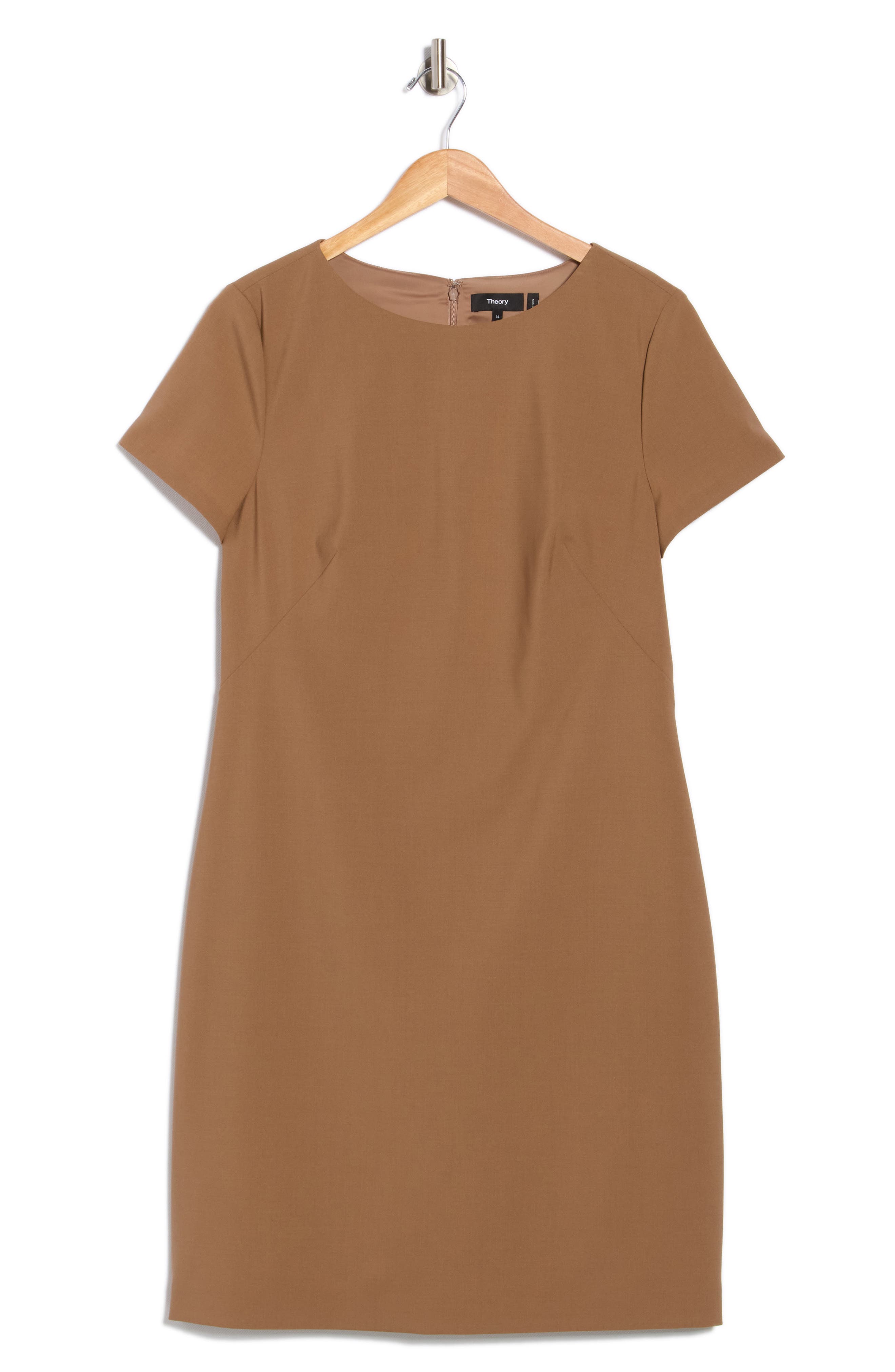 Theory Betty Short Sleeve Shift Dress