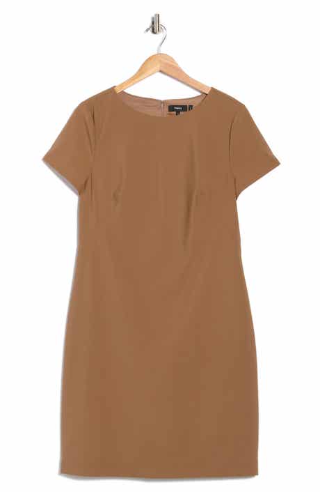 Theory Betty Short Sleeve Shift Dress