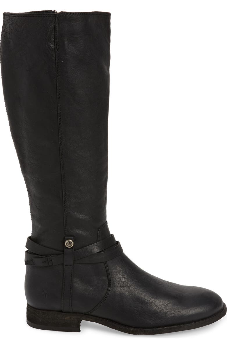 Frye Melissa Belted Knee-High Riding Boot, Alternate, color,