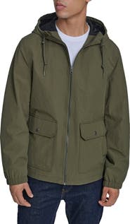 Levi's Water Resistant Hooded Nylon & Cotton Jacket