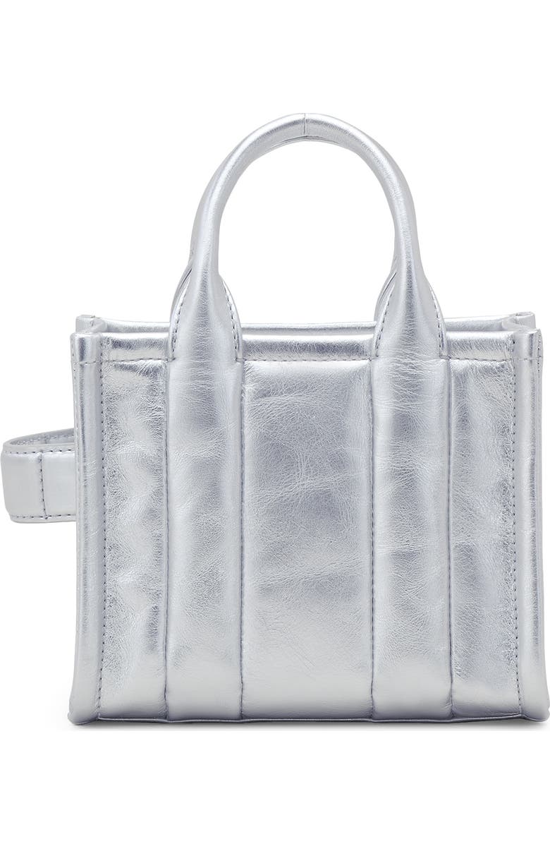 Marc Jacobs The Metallic Leather Crossbody Tote Bag, Alternate, color,