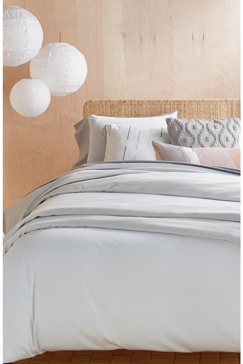 Yin & Yang Duvet & Sham Set, Main, color, WHITE
