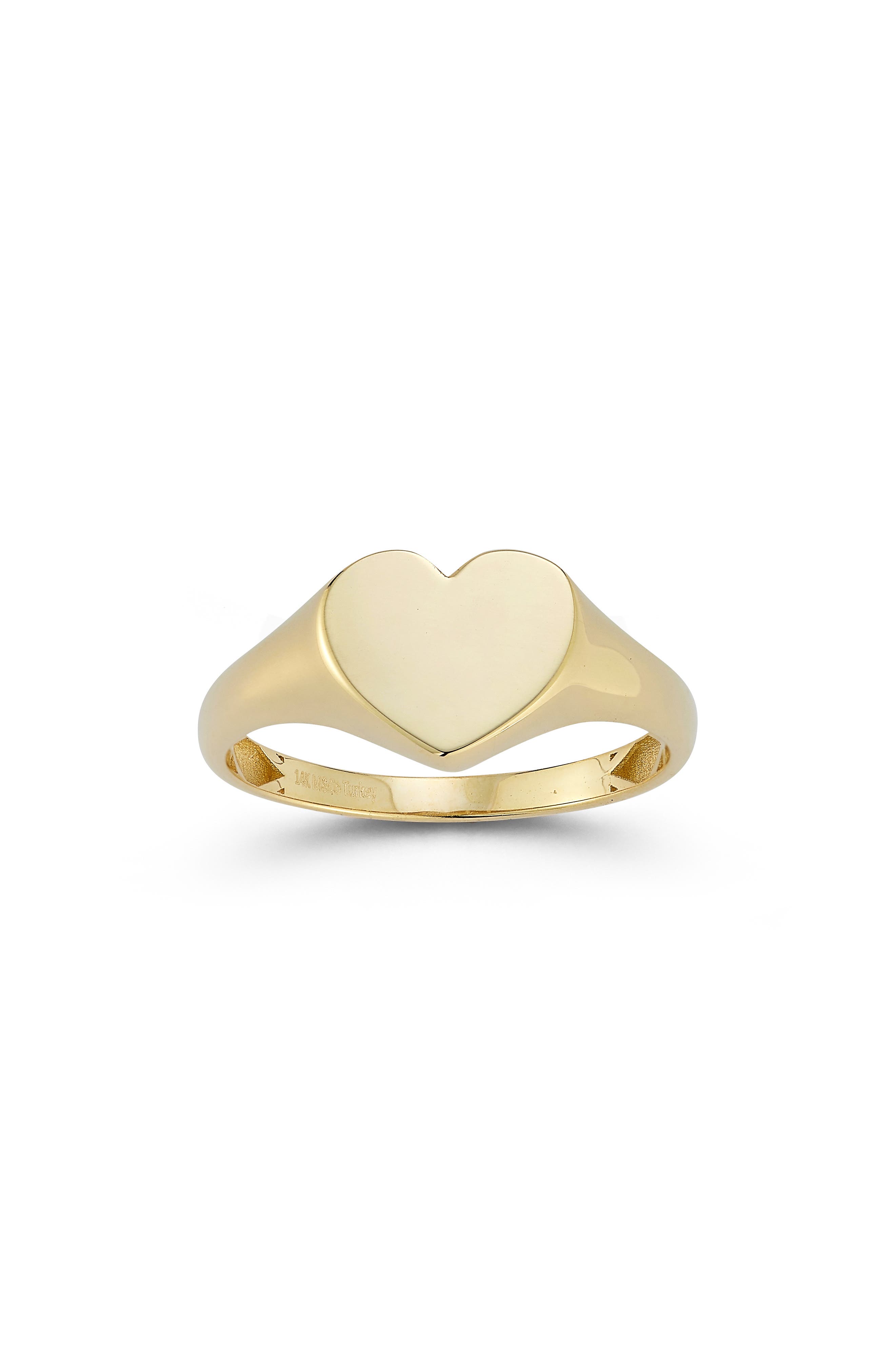 Ember Fine Jewelry Heart Signet Ring