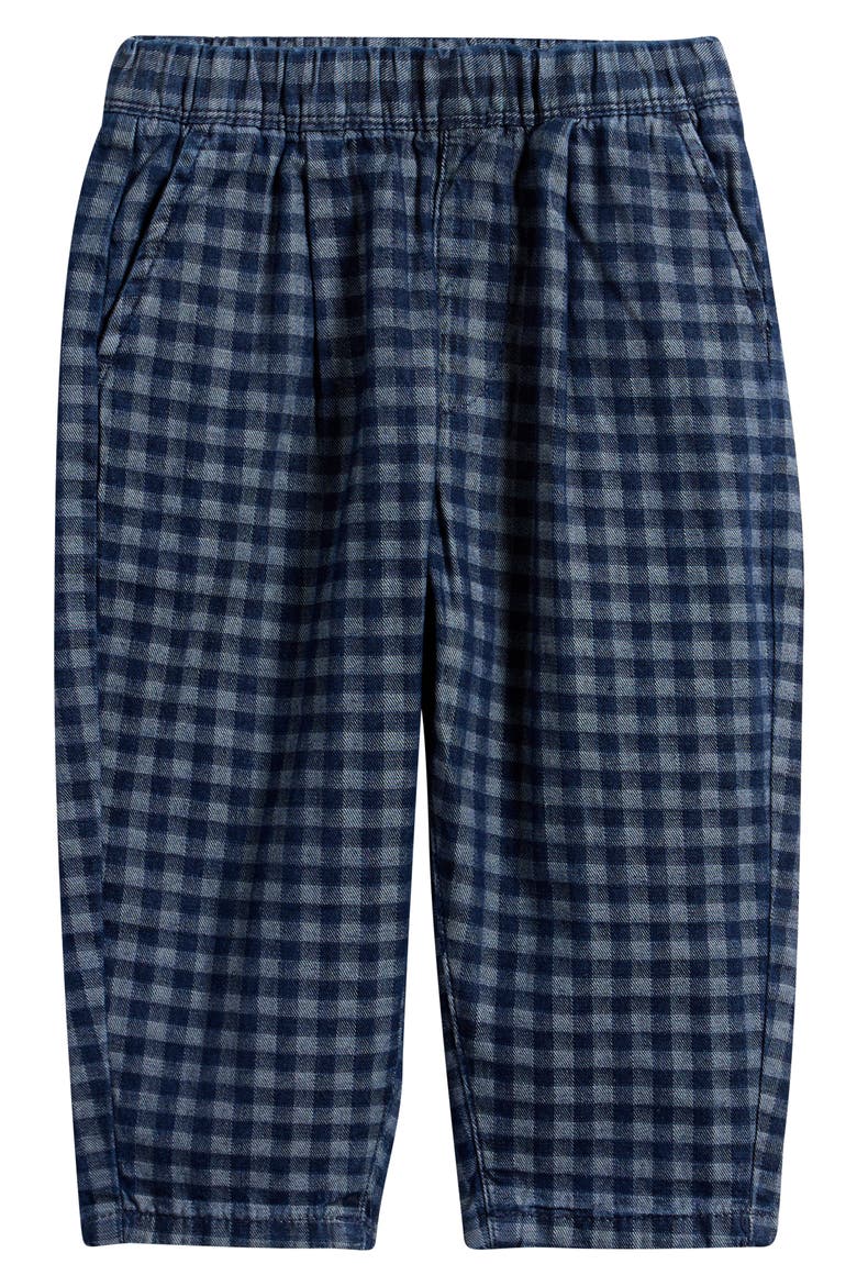 Kids' Checkerboard Print Pants, Main, color, BLUE