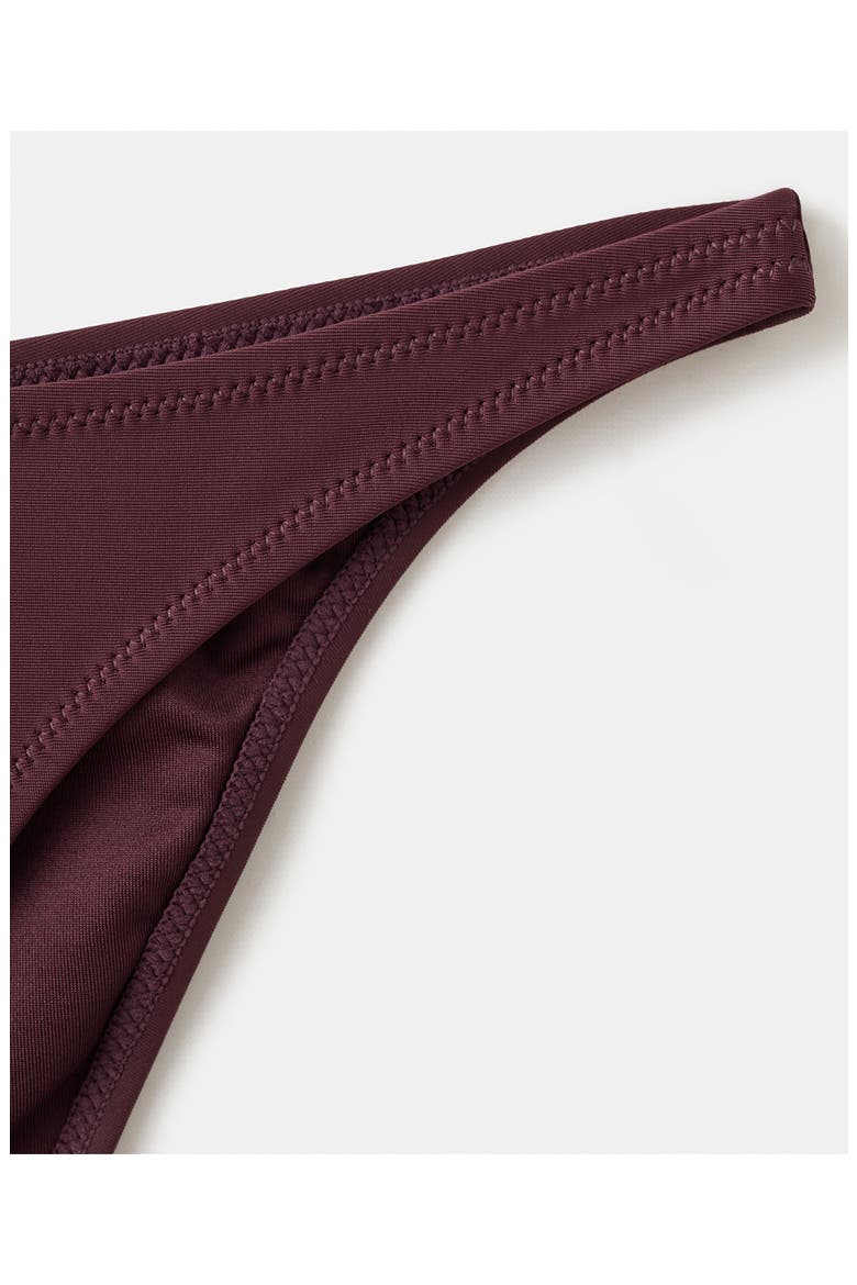 Classic Bikini Bottoms, Alternate, color, WINE