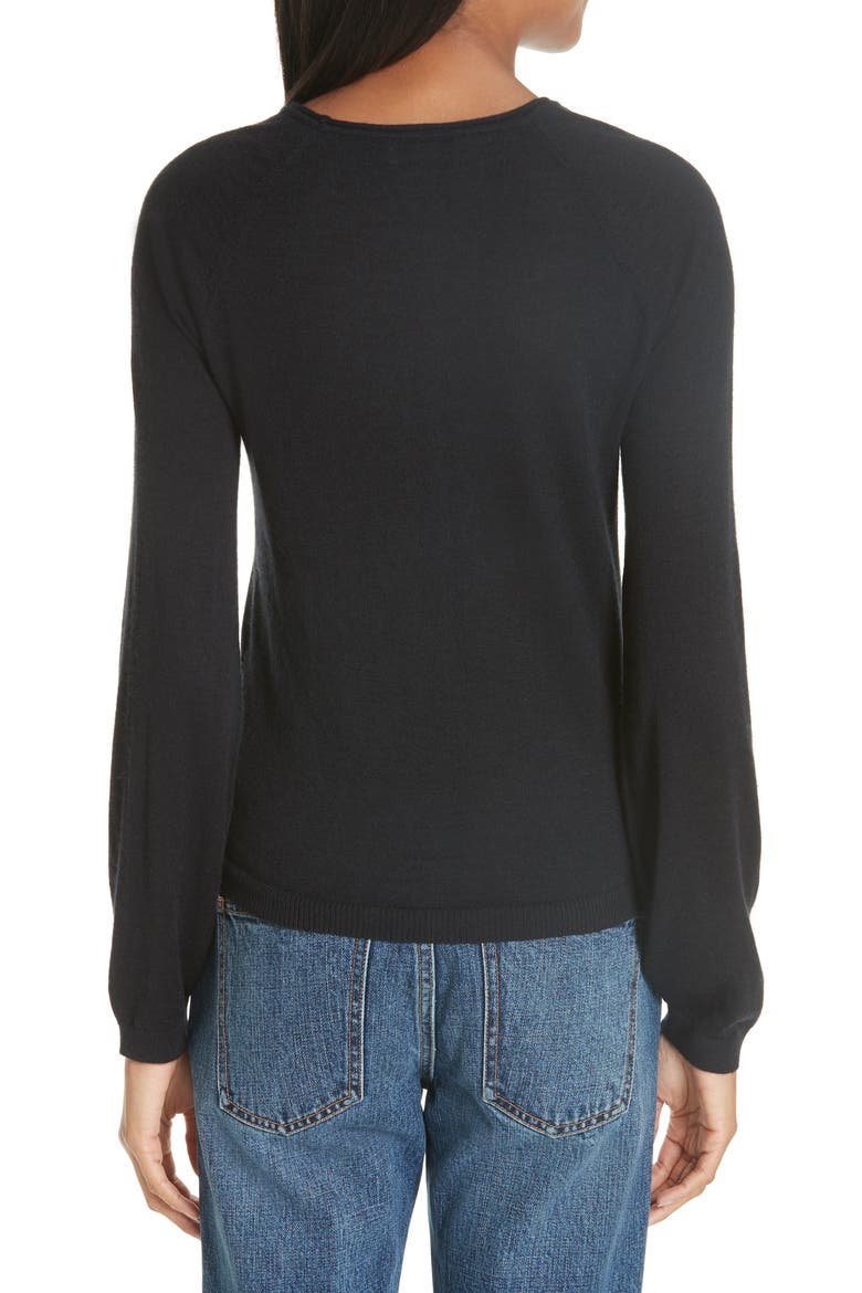 Essentials Cashmere Sweater, Alternate, color, BLACK