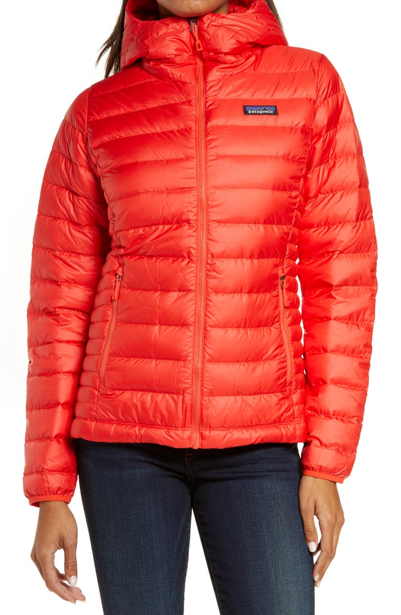 Patagonia Quilted Water Resistant Down Coat, Alternate, color,