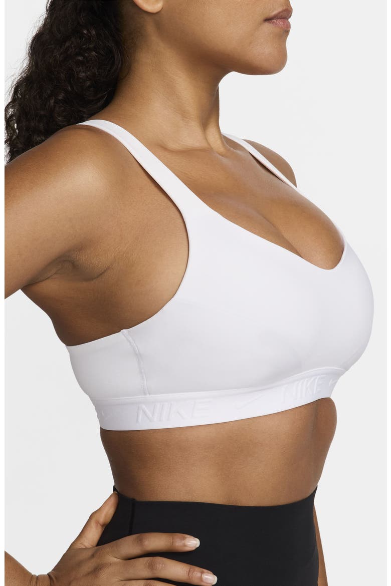 Indy Dri-FIT High Support Sports Bra, Alternate, color, 100 WHITE/WHITE