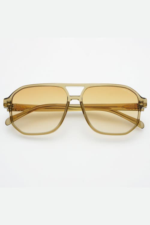 Freyrs Eyewear Billie Aviator Sunglasses In Gold