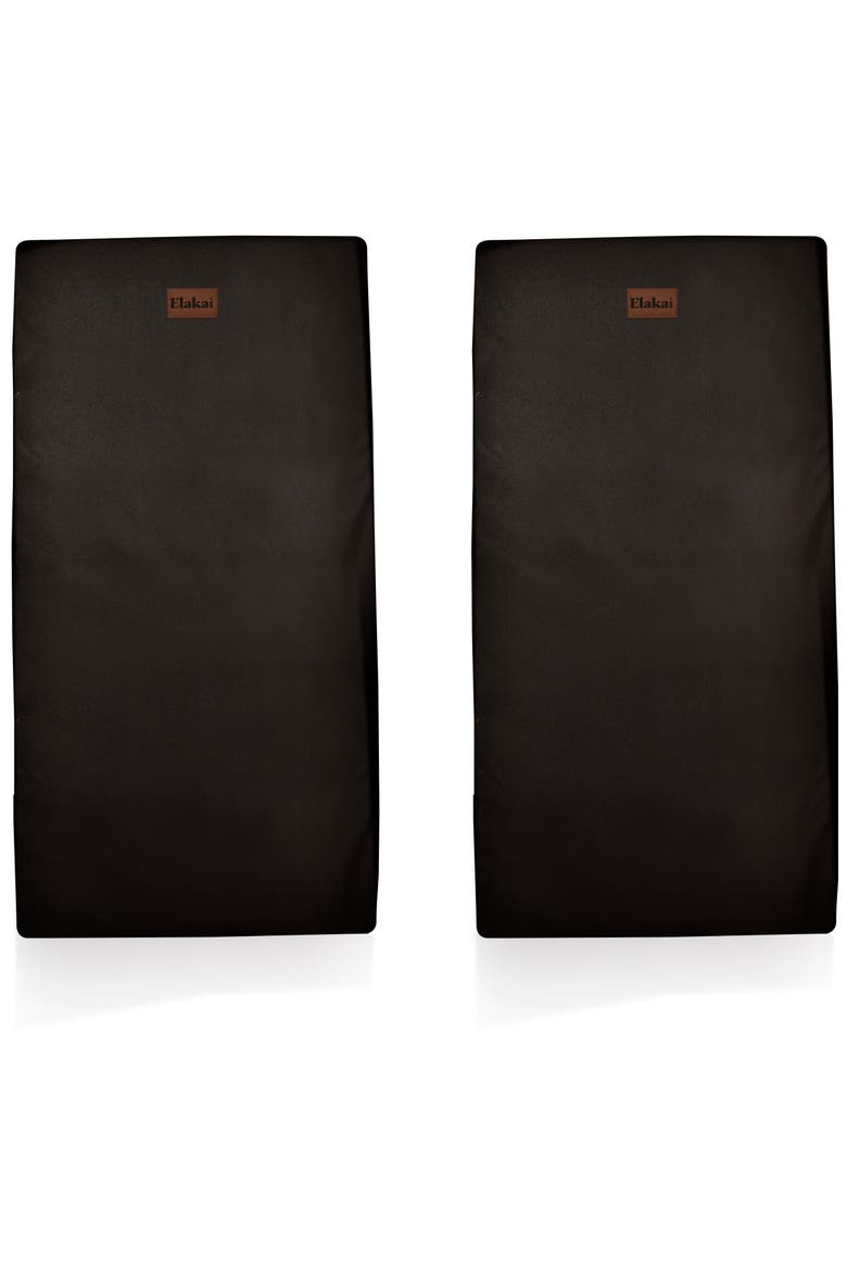 Trooper Cornhole Board Covers, Alternate, color, Black