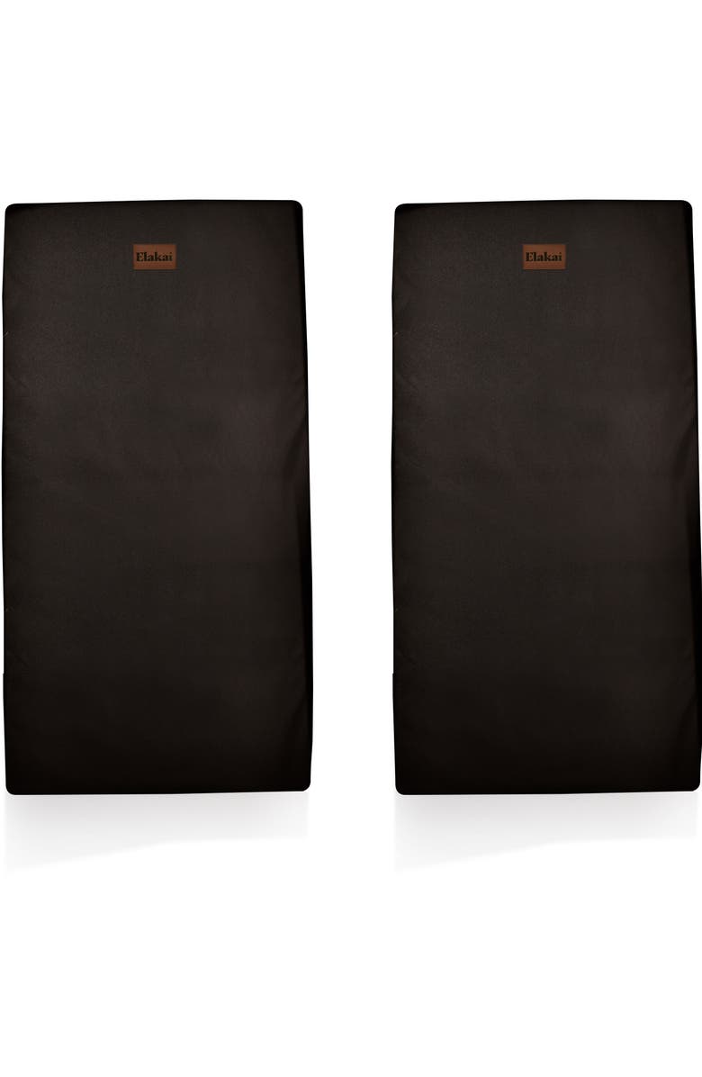 Elakai Trooper Cornhole Board Covers, Alternate, color, Black