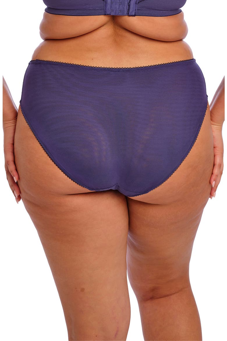 Himari Embroidered High Cut Briefs, Alternate, color, MIDNIGHT