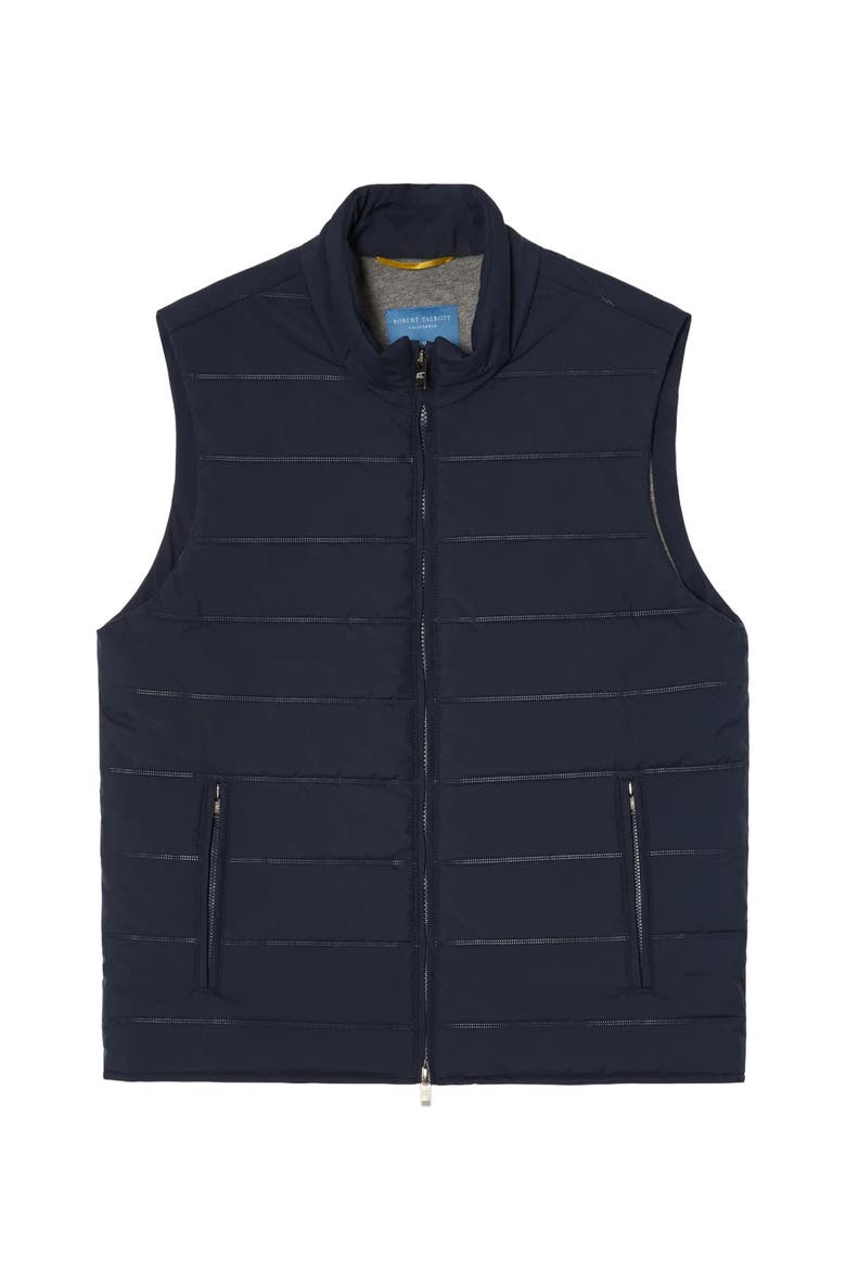Driver Quilted Vest, Main, color, Navy
