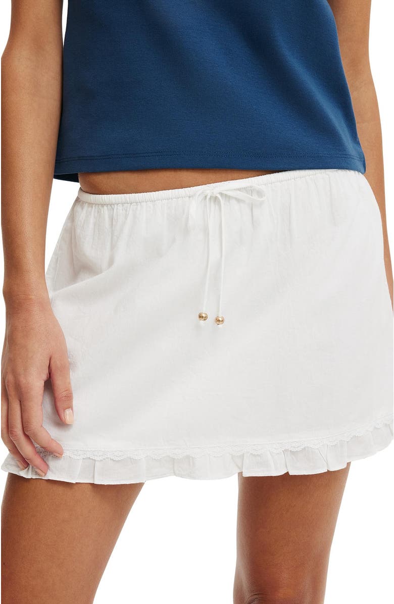 Cotton On Women's Edie Mini Skirt, Alternate, color, White