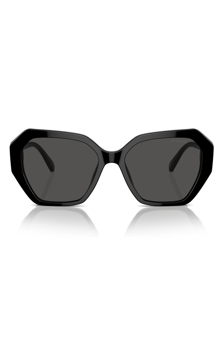 Swarovski 57mm Constella Oval Sunglasses, Main, color, 