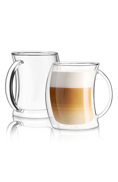 Caleo Double Wall Latte Glass - Set of 2