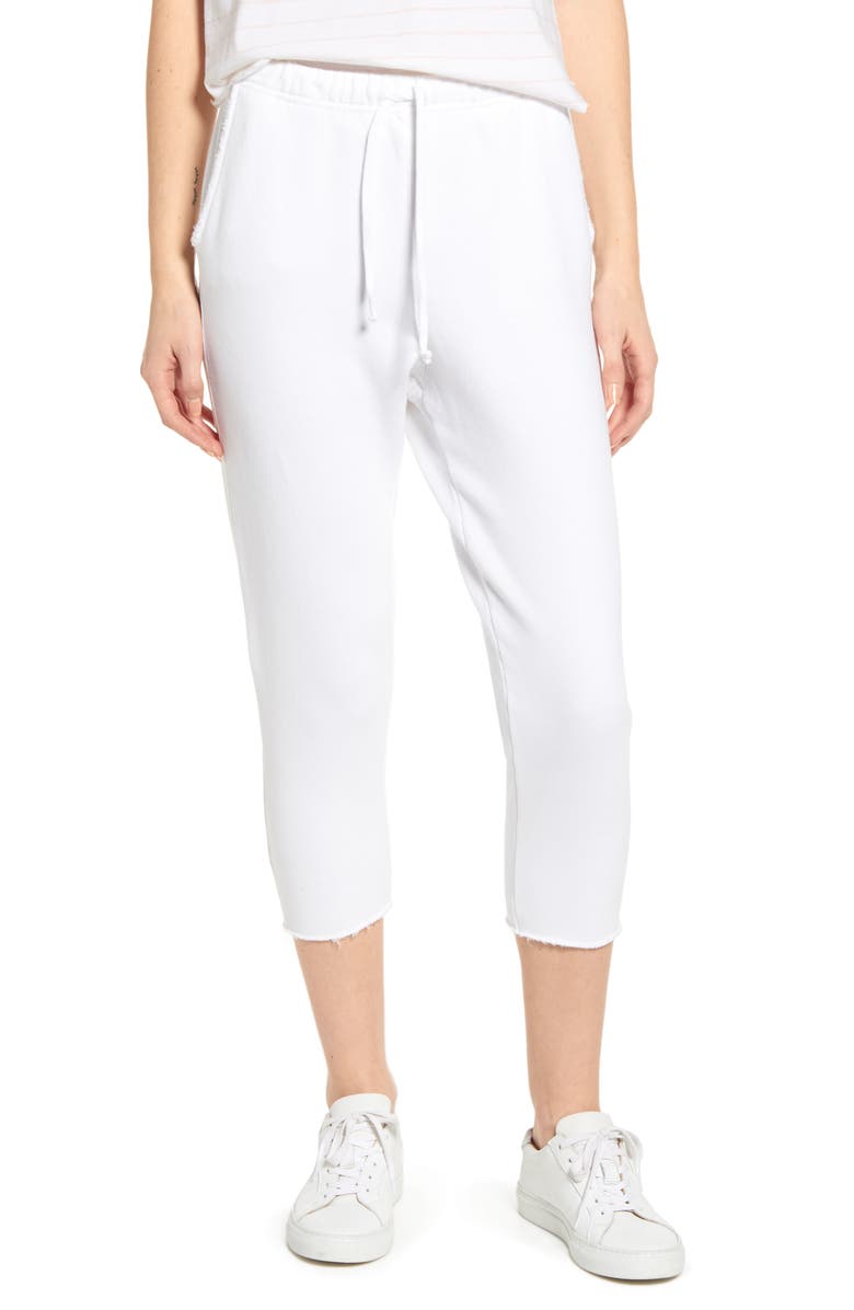 Frank & Eileen Tee Lab Raw Hem Crop Sweatpants, Main, color, 
