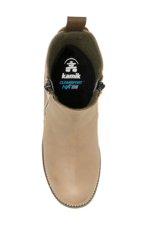Kamik Isabellalo Waterproof Ankle Boot In Nude